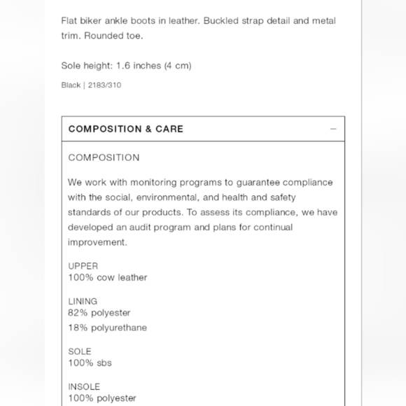 Zara Leather Biker Boots - Picture 12 of 12